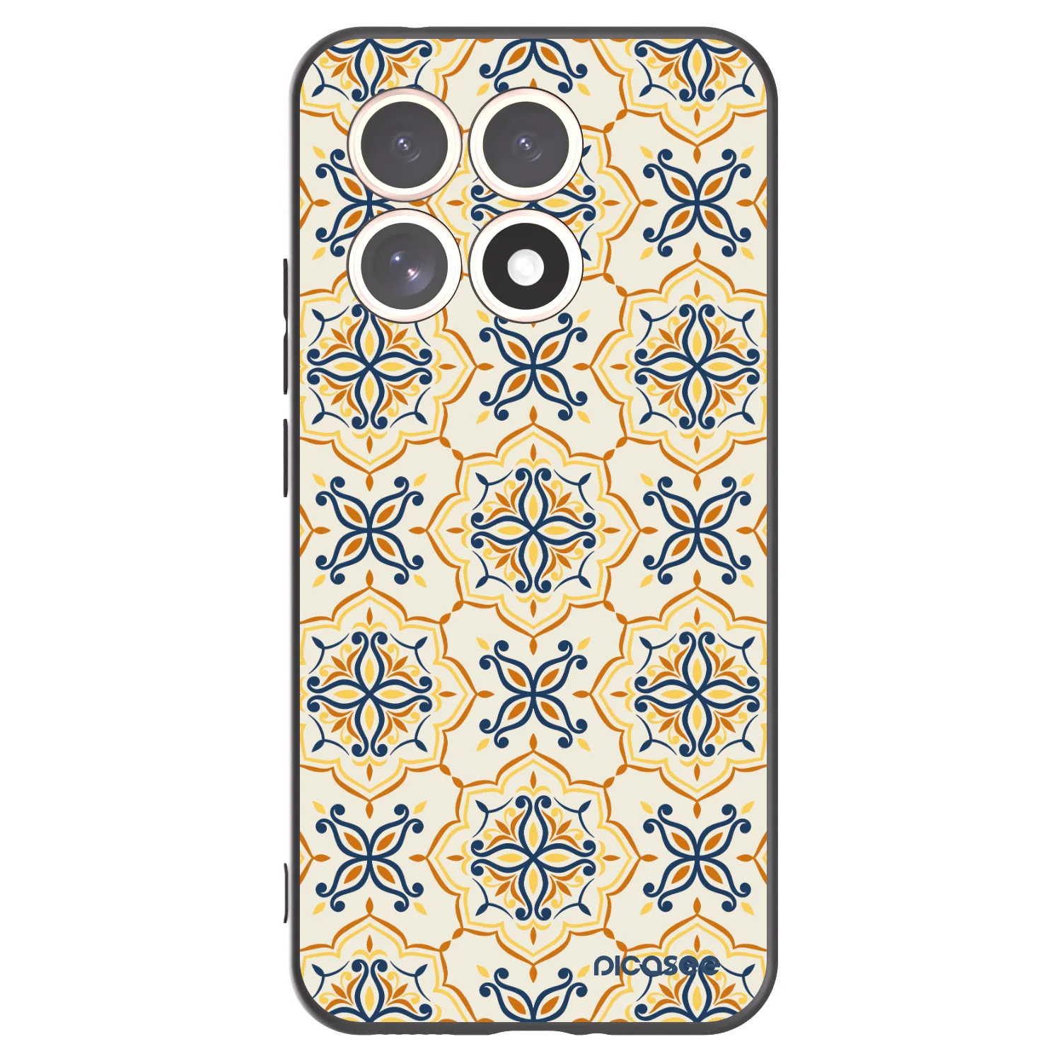 Picasee husă neagră din silicon pentru Xiaomi 15T - Majolica