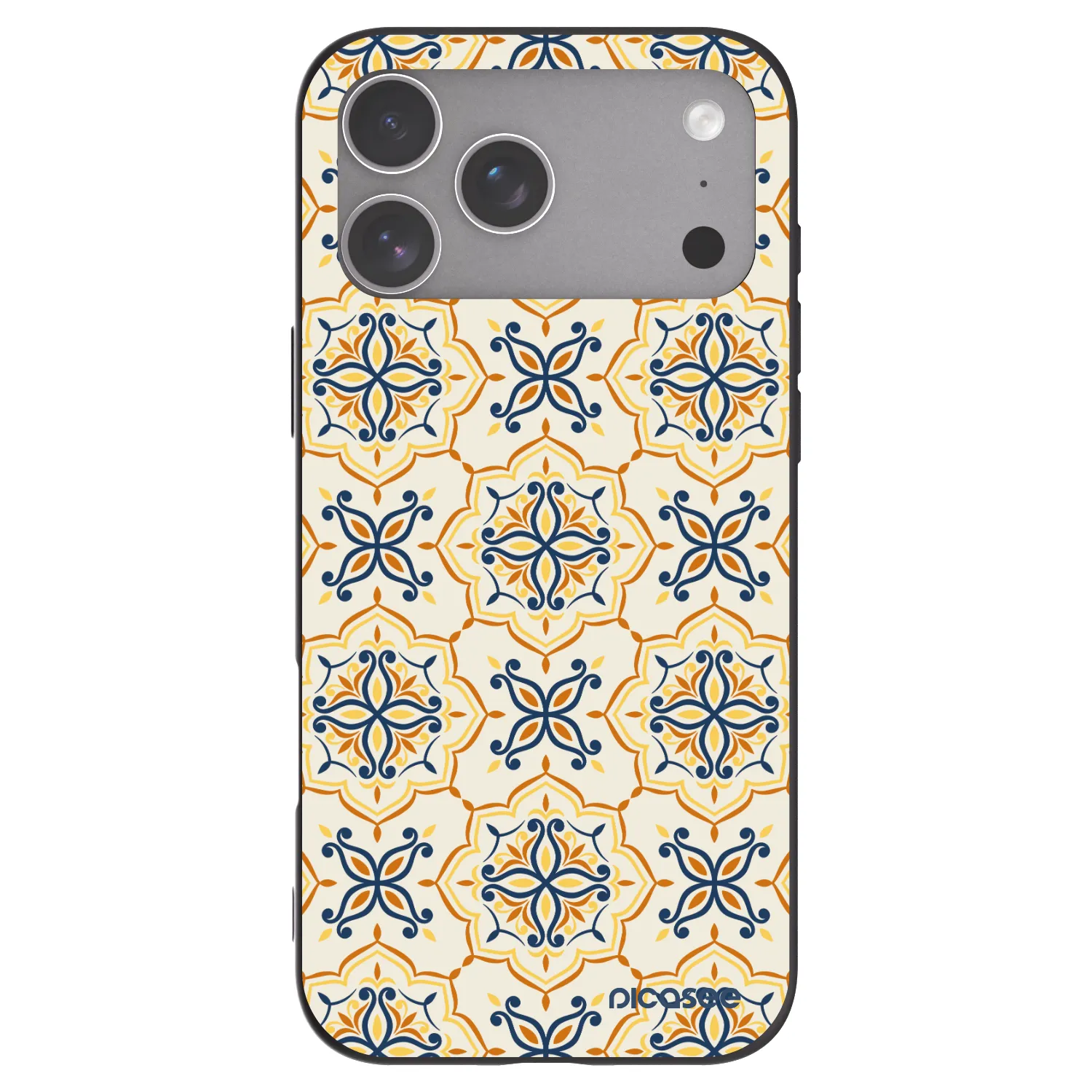 Picasee husă neagră din silicon pentru Apple iPhone 18 Pro Max - Majolica