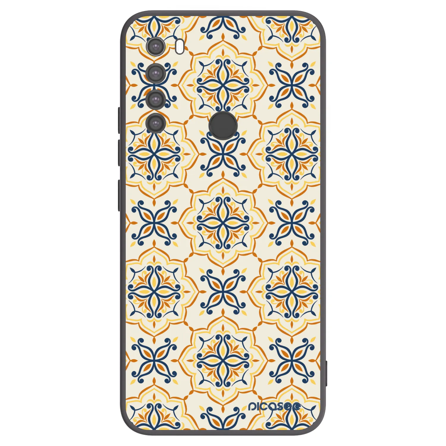 Picasee husă neagră din silicon pentru Xiaomi Redmi Note 8 - Majolica
