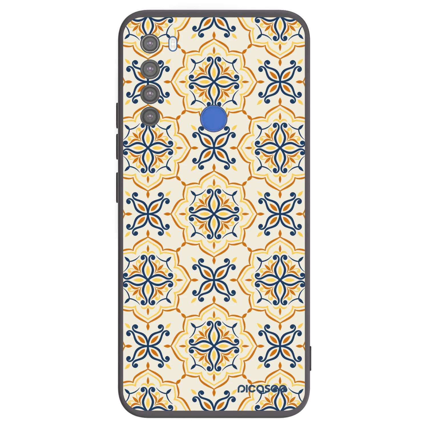 Picasee husă neagră din silicon pentru Xiaomi Redmi Note 8T - Majolica
