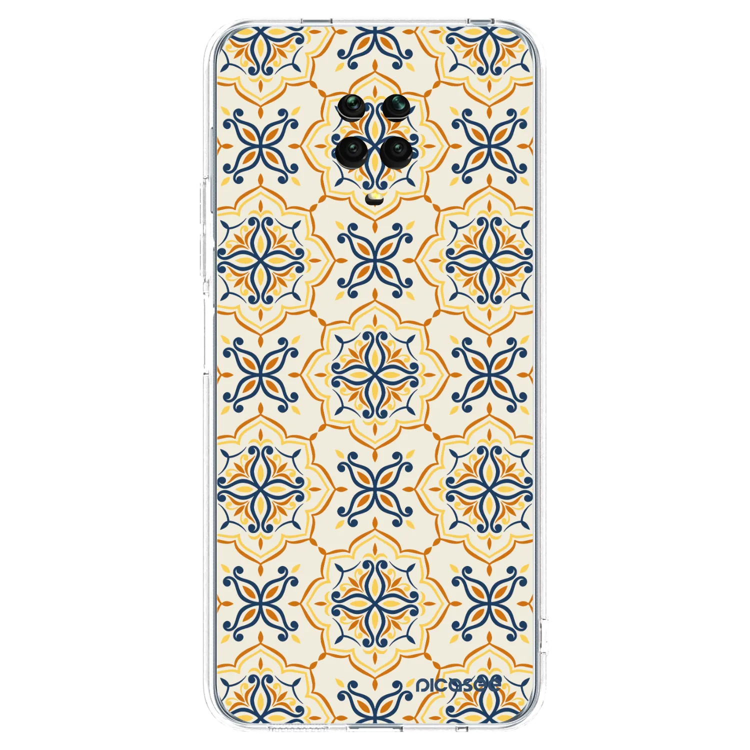 Picasee husă transparentă din silicon pentru Xiaomi Redmi Note 9S - Majolica