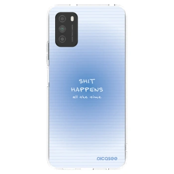 Picasee husă transparentă din silicon pentru Xiaomi Poco M3 - Oops Memo