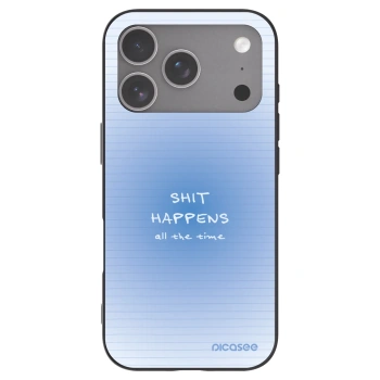 Picasee husă neagră din silicon pentru Apple iPhone 18 Pro - Oops Memo