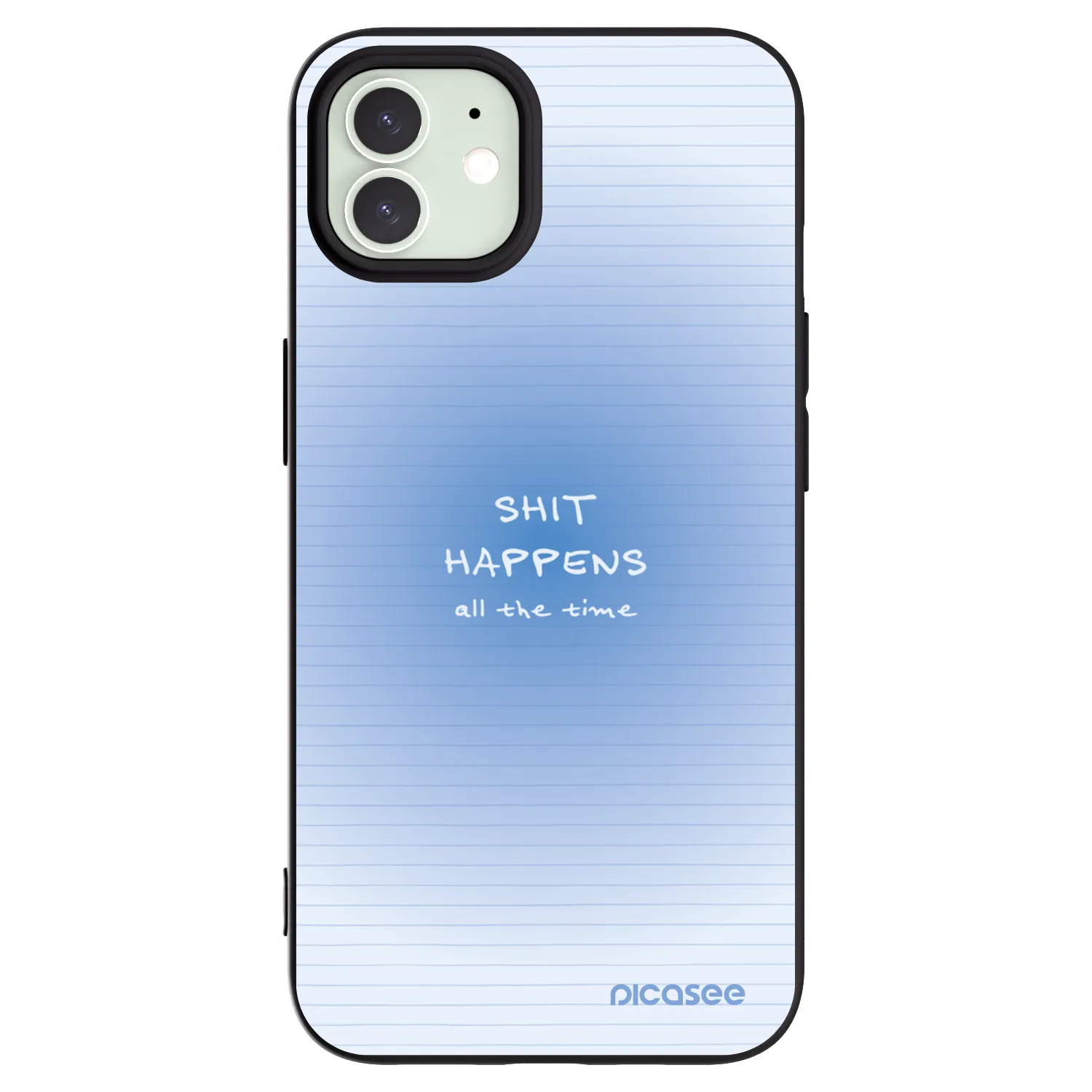 Picasee husă neagră din silicon pentru Apple iPhone 12 - Oops Memo
