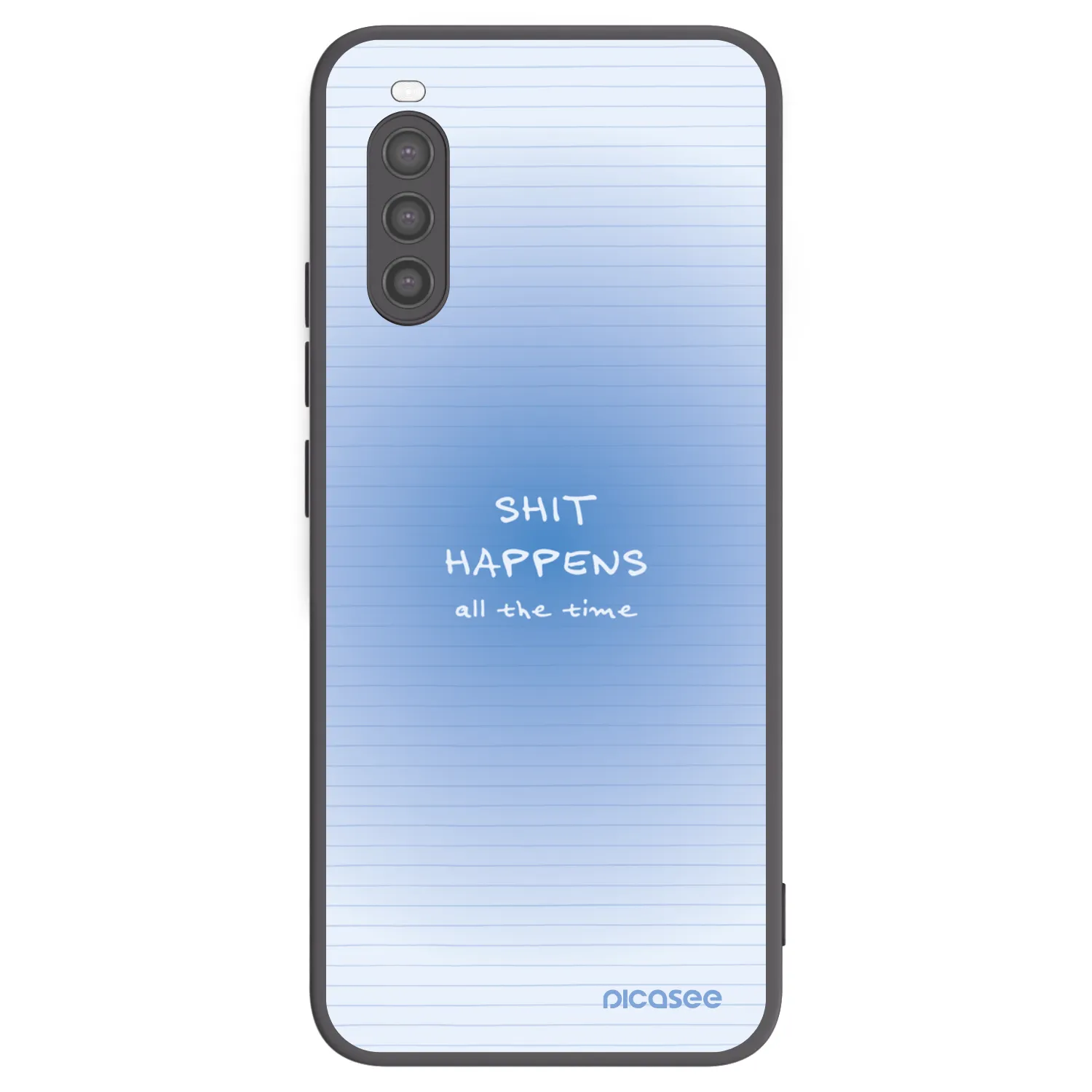 Picasee husă neagră din silicon pentru Sony Xperia 10 II - Oops Memo