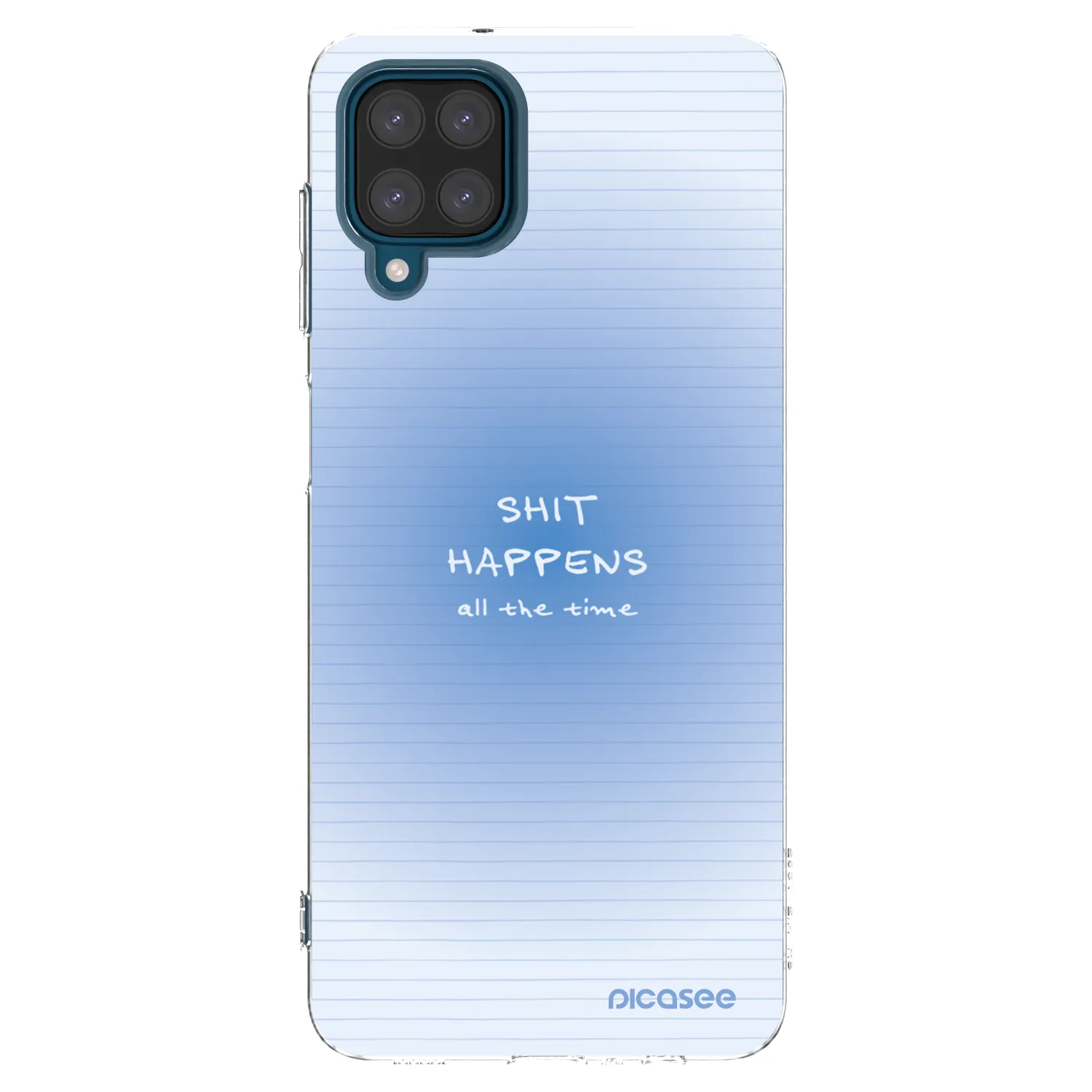 Picasee husă transparentă din silicon pentru Samsung Galaxy A12 A125F - Oops Memo