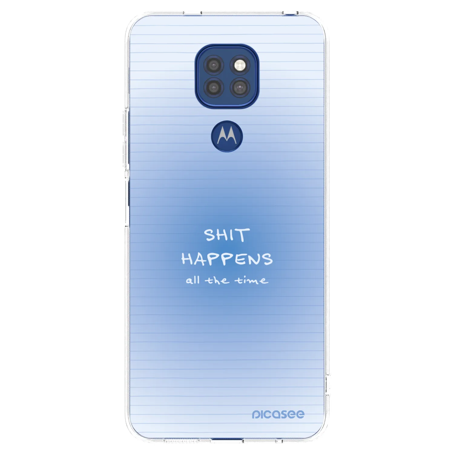 Picasee husă transparentă din silicon pentru Motorola Moto G9 Play - Oops Memo