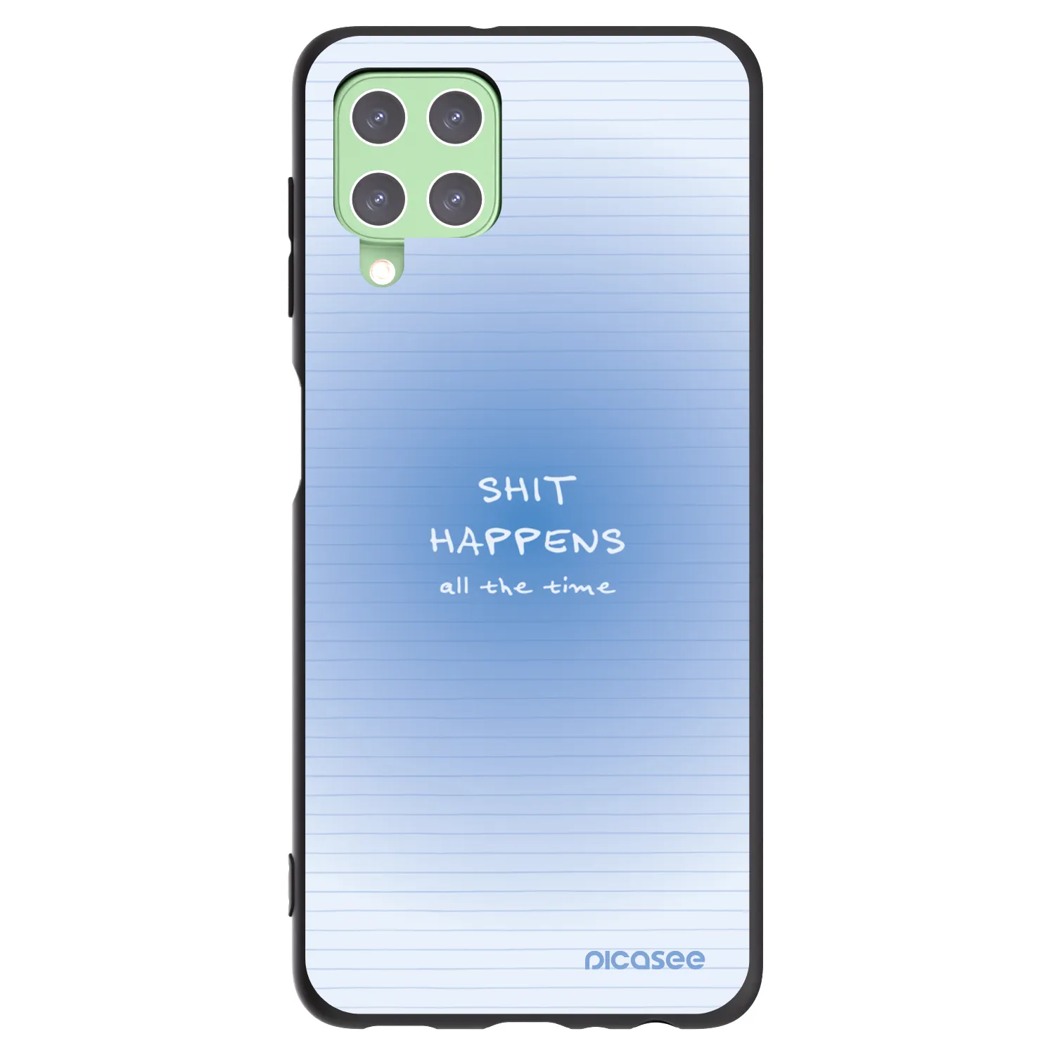 Picasee husă neagră din silicon pentru Samsung Galaxy A22 A225F 4G - Oops Memo