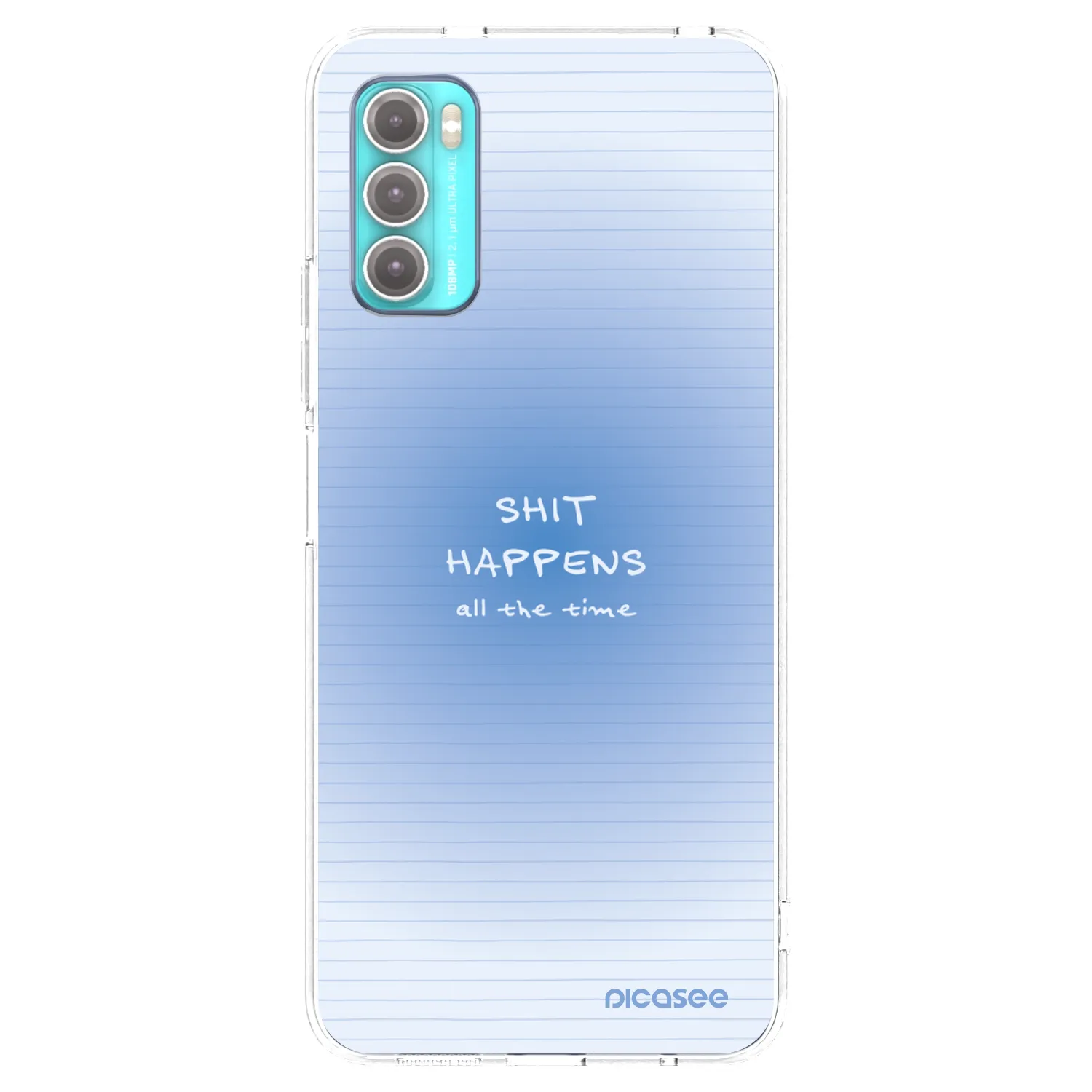 Picasee husă transparentă din silicon pentru Motorola Moto G60 - Oops Memo