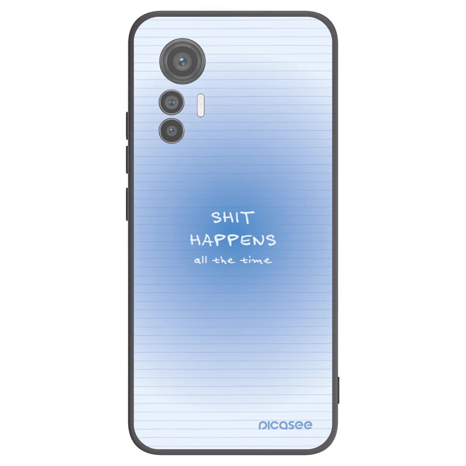 Picasee husă neagră din silicon pentru Xiaomi 12 Lite - Oops Memo