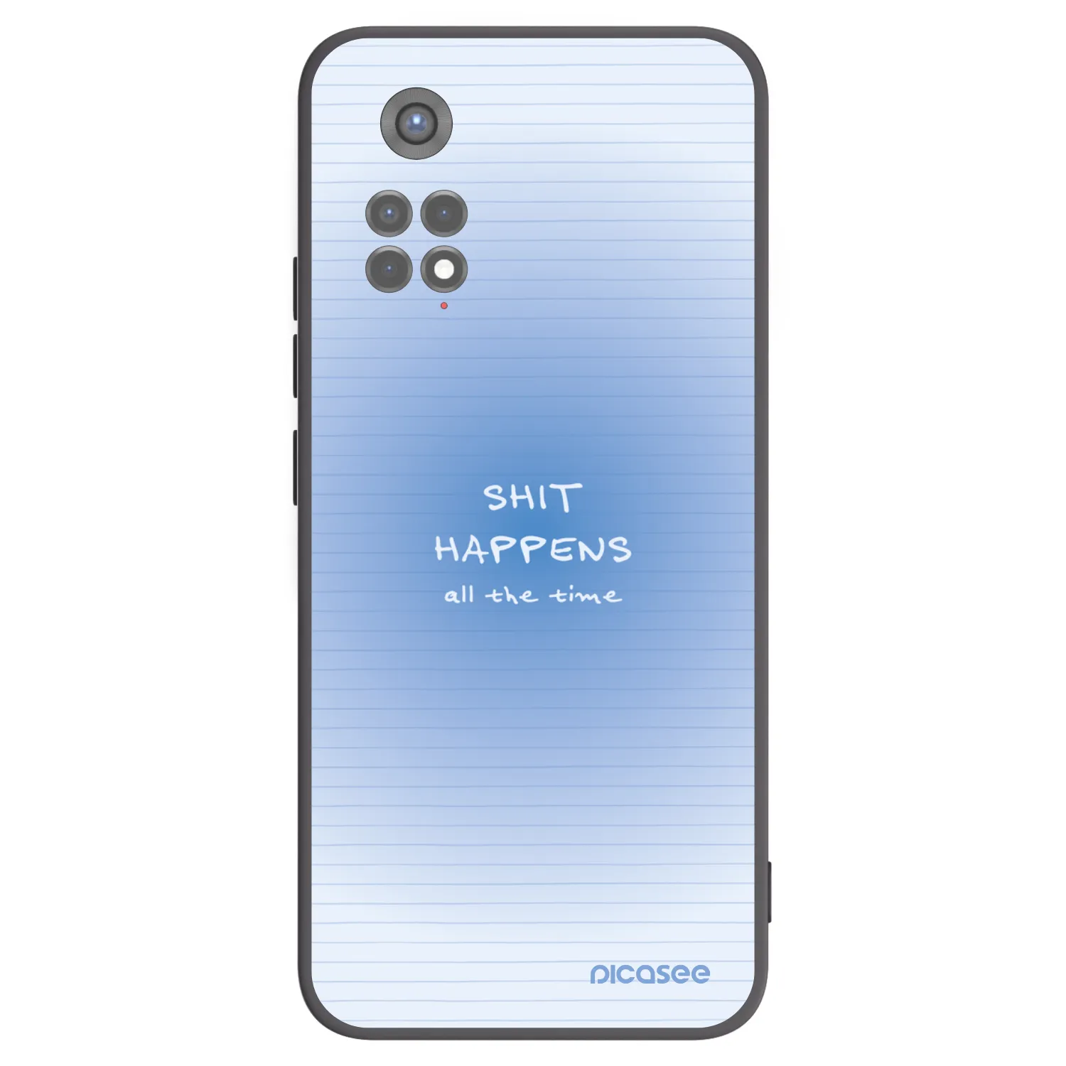 Picasee husă neagră din silicon pentru Xiaomi Redmi Note 11S 5G - Oops Memo