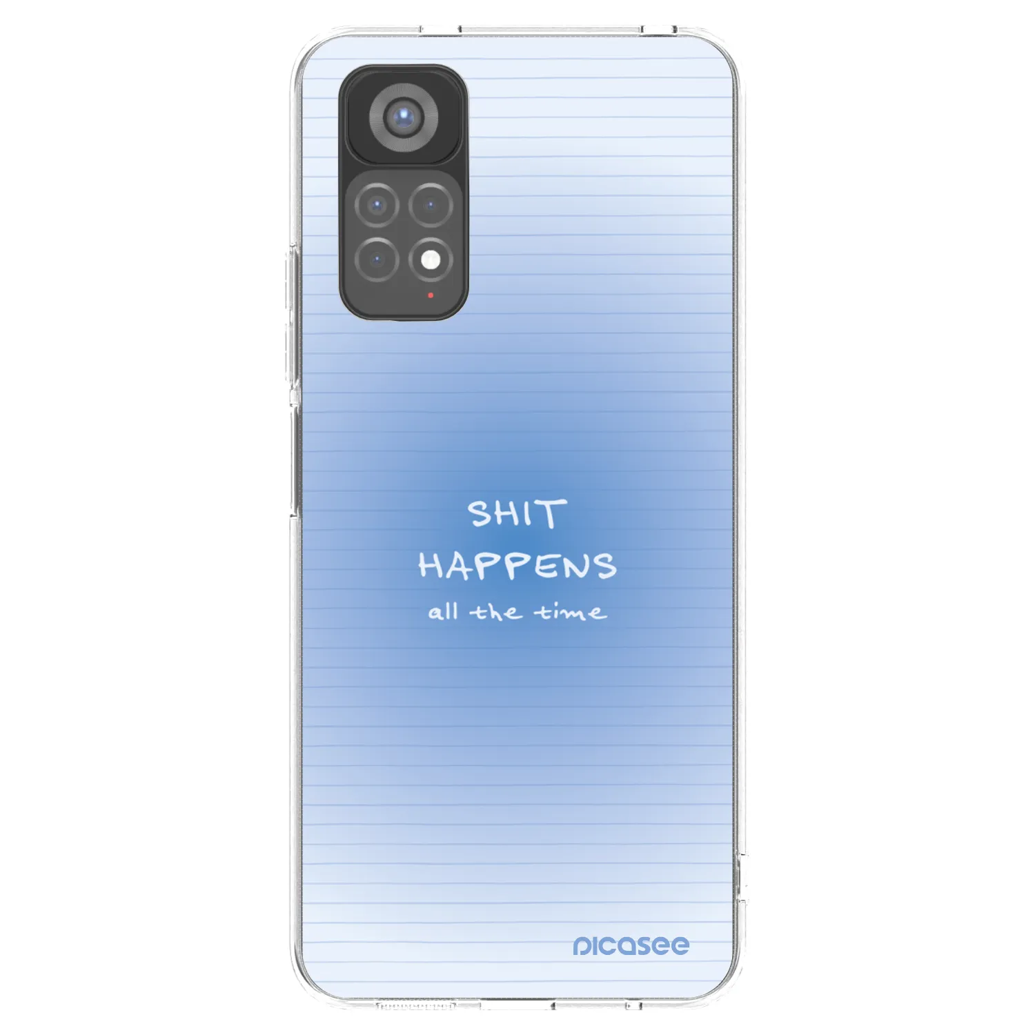 Picasee husă transparentă din silicon pentru Xiaomi Redmi Note 11S 5G - Oops Memo