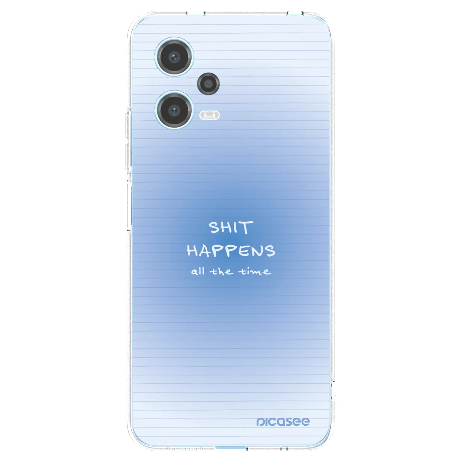 Picasee husă transparentă din silicon pentru Xiaomi Redmi Note 12 5G - Oops Memo