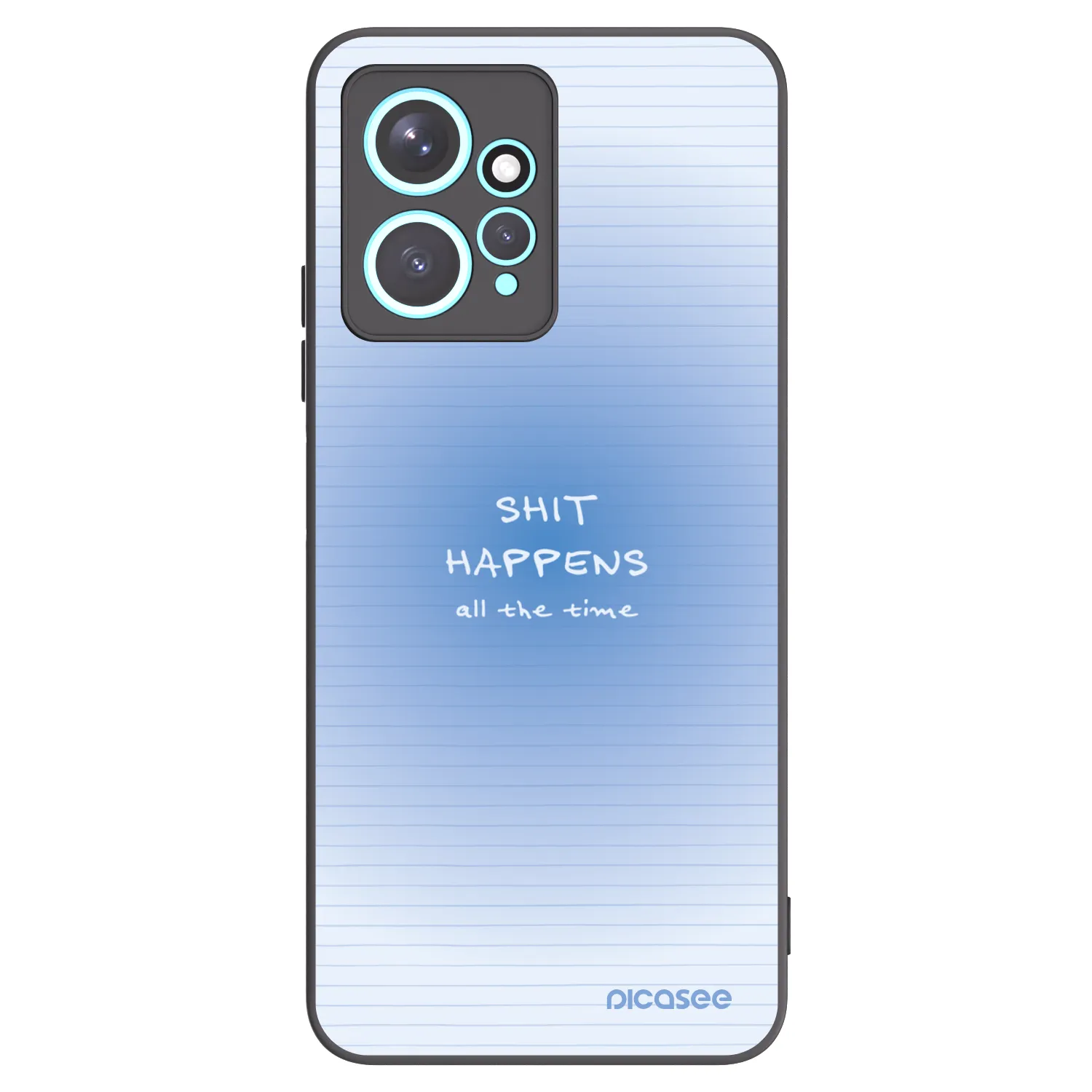 Picasee husă neagră din silicon pentru Xiaomi Redmi Note 12 4G - Oops Memo