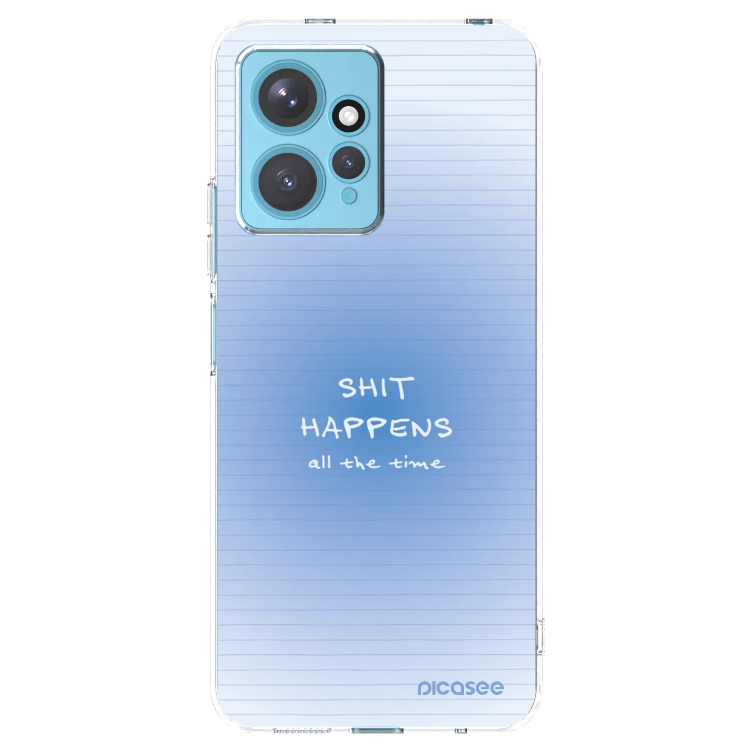 Picasee husă transparentă din silicon pentru Xiaomi Redmi Note 12 4G - Oops Memo