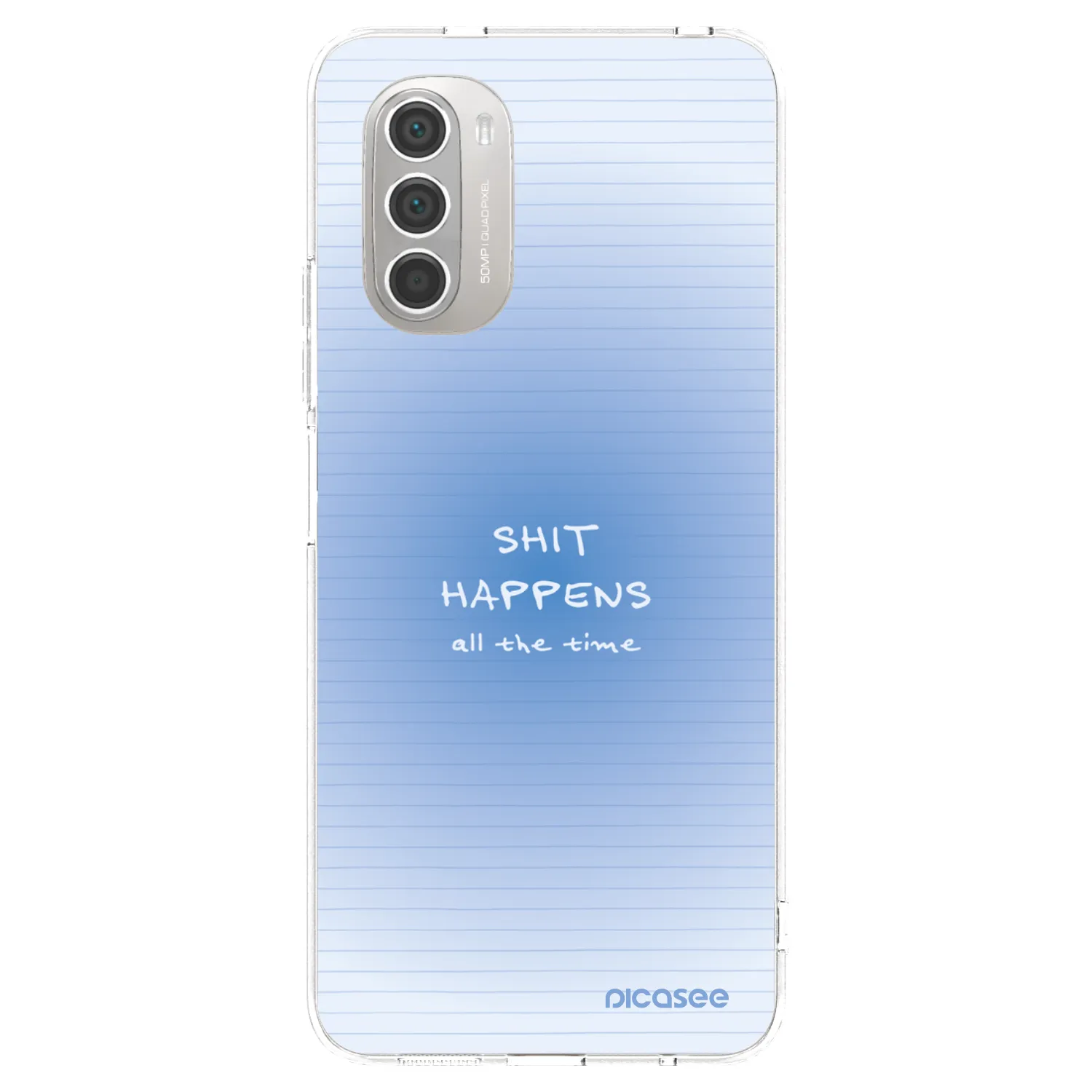 Picasee husă transparentă din silicon pentru Motorola Moto G51 - Oops Memo