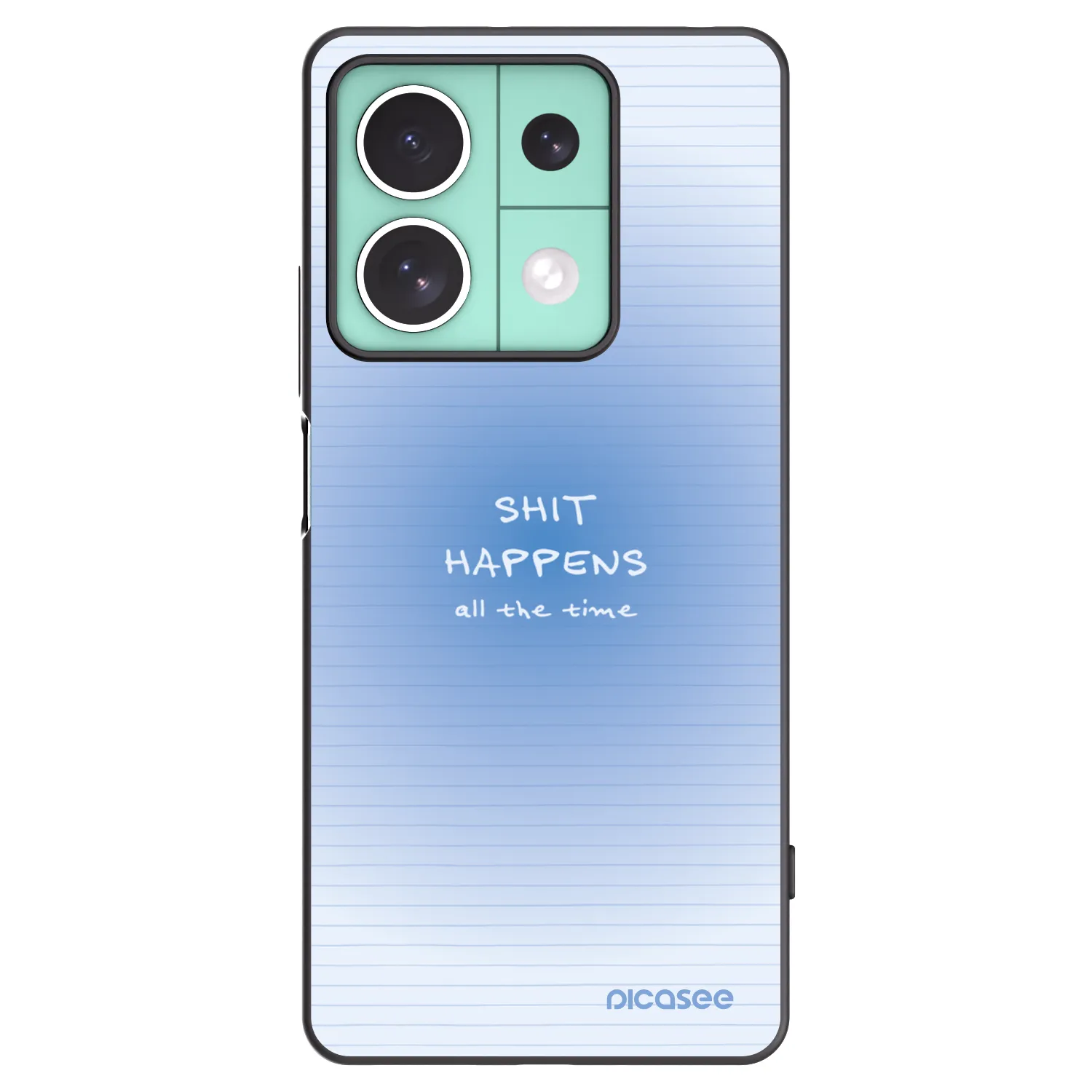 Picasee husă neagră din silicon pentru Xiaomi Redmi Note 13 5G - Oops Memo