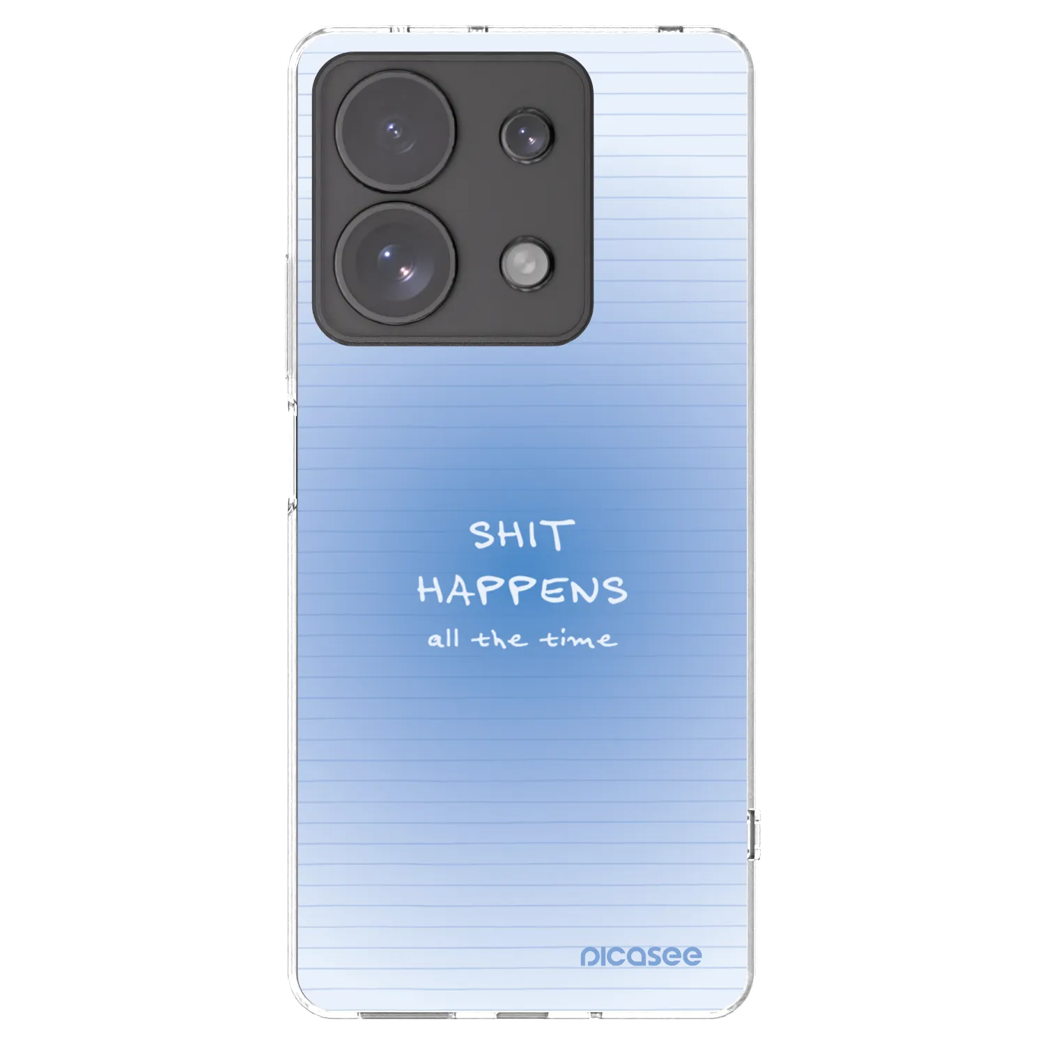 Picasee husă transparentă din silicon pentru Xiaomi Redmi Note 13 Pro 4G - Oops Memo