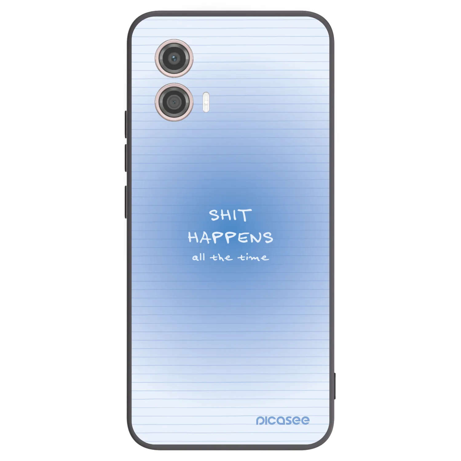 Picasee husă neagră din silicon pentru Motorola Moto G53 5G - Oops Memo