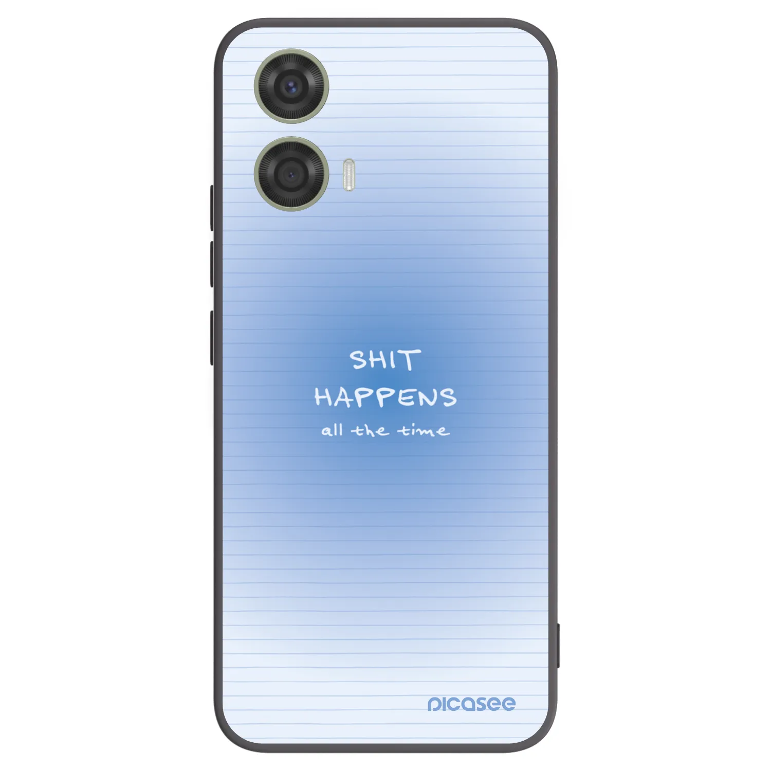 Picasee husă neagră din silicon pentru Motorola Moto G24 - Oops Memo