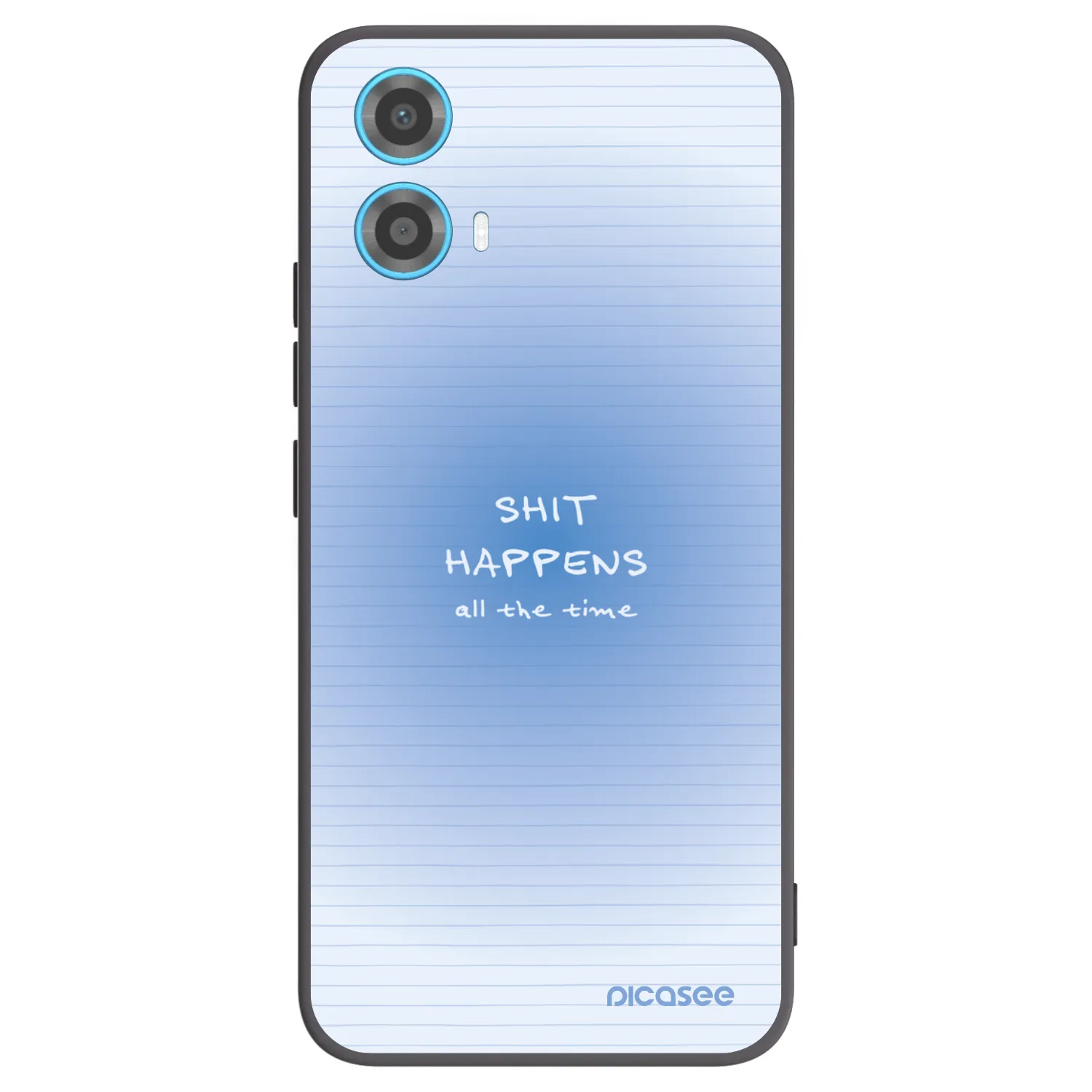 Picasee husă neagră din silicon pentru Motorola Moto G34 5G - Oops Memo