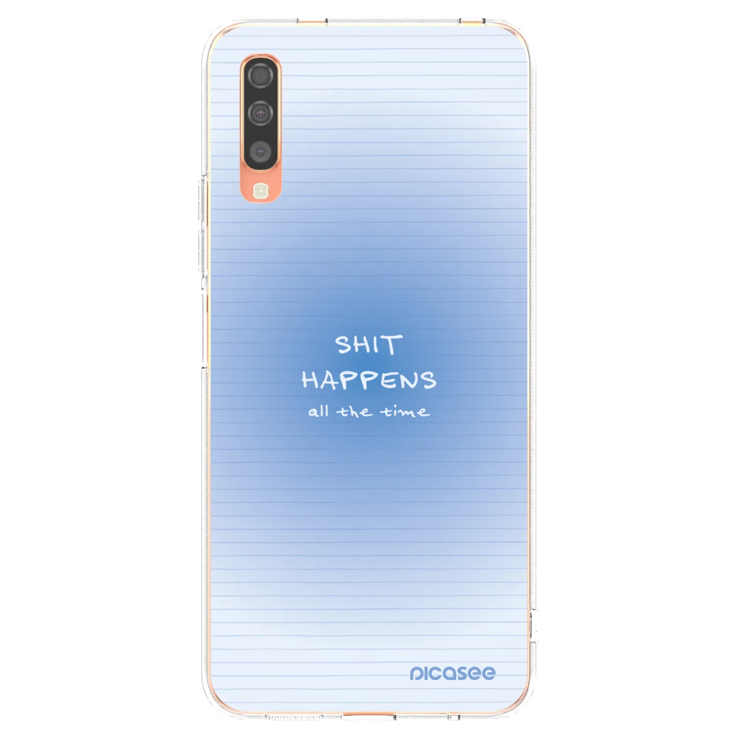 Picasee husă transparentă din silicon pentru Samsung Galaxy A70 A705F - Oops Memo