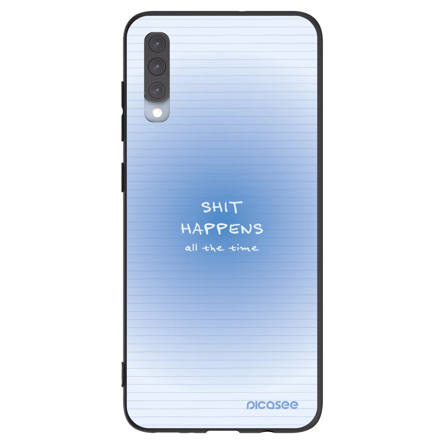 Picasee husă neagră din silicon pentru Samsung Galaxy A70 A705F - Oops Memo