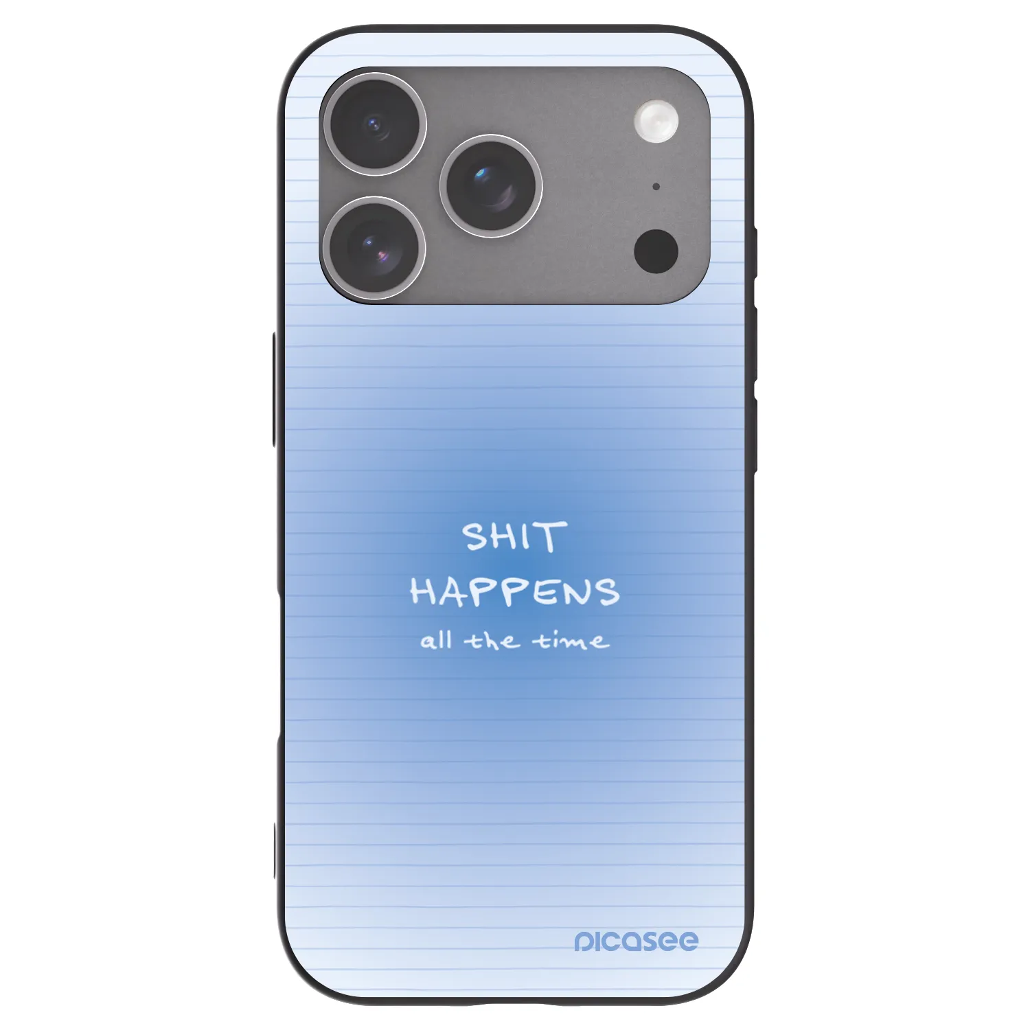 Picasee husă neagră din silicon pentru Apple iPhone 18 Pro - Oops Memo