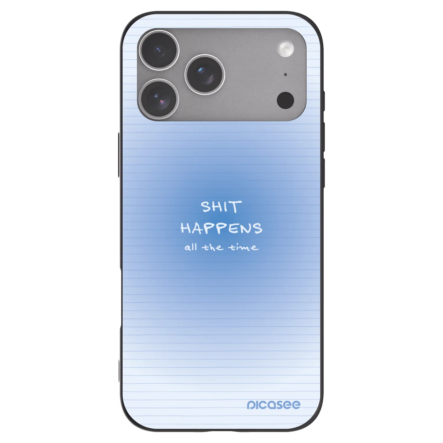 Picasee husă neagră din silicon pentru Apple iPhone 18 Pro Max - Oops Memo