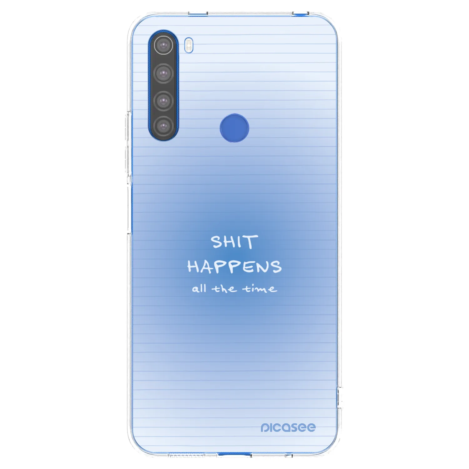 Picasee husă transparentă din silicon pentru Xiaomi Redmi Note 8T - Oops Memo