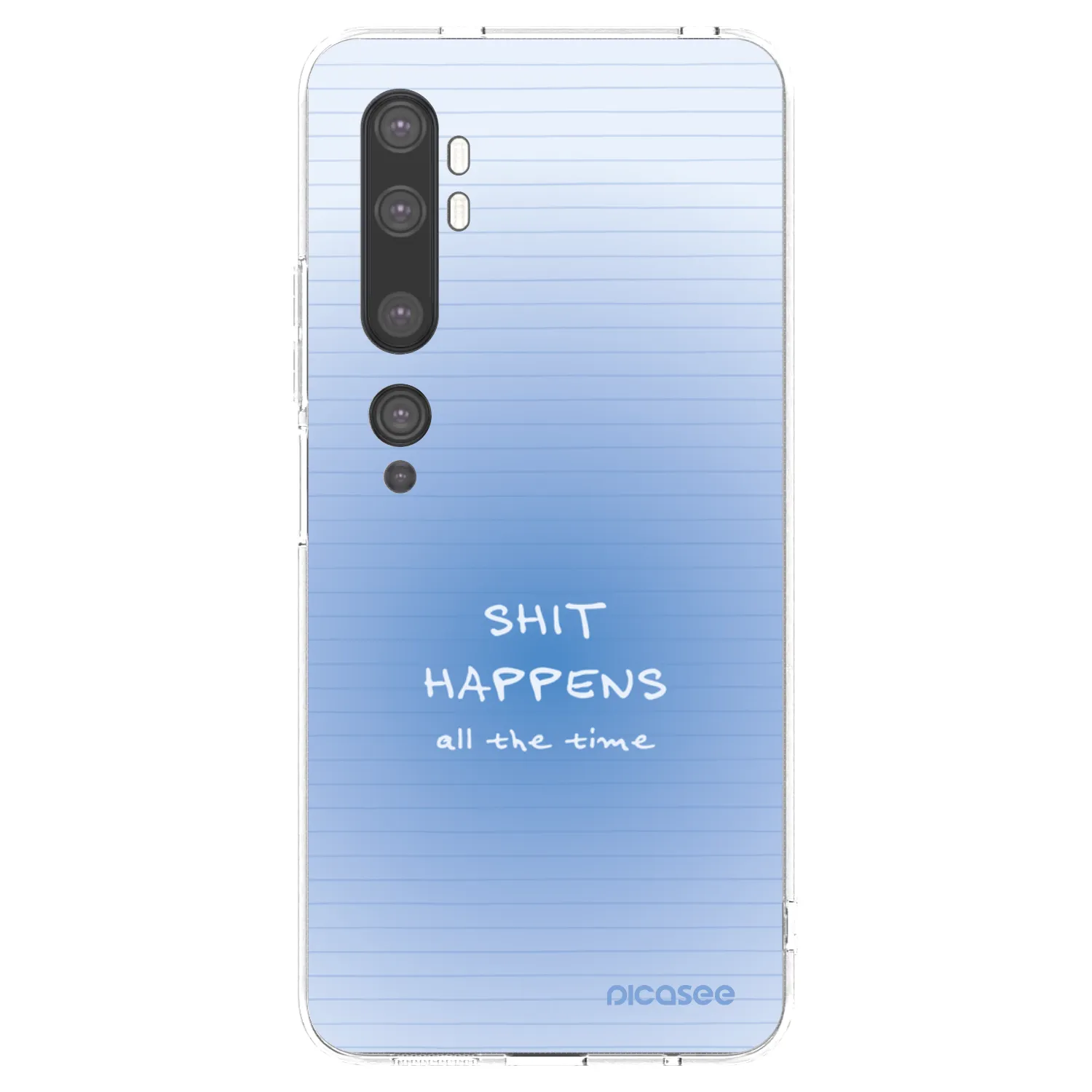 Picasee husă transparentă din silicon pentru Xiaomi Mi Note 10 (Pro) - Oops Memo