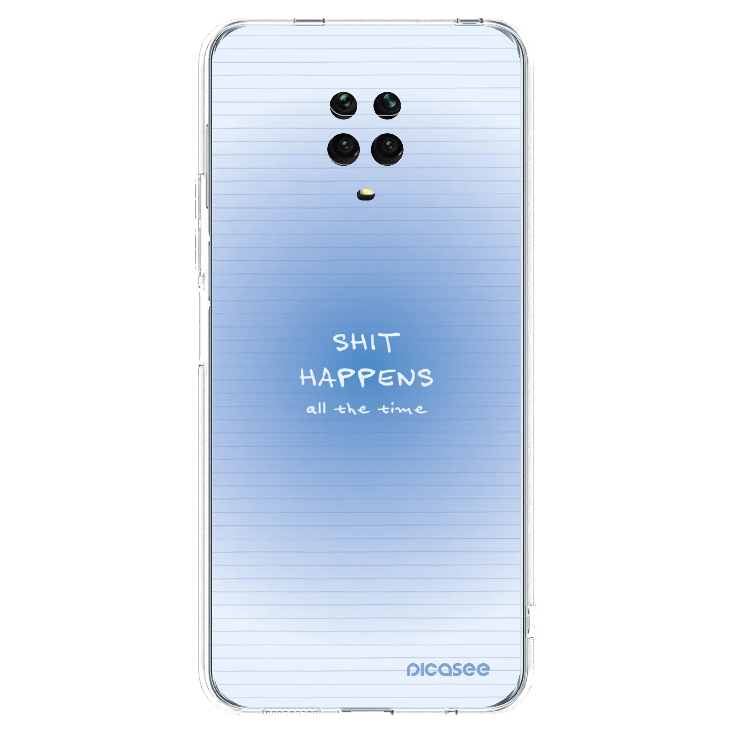 Picasee husă transparentă din silicon pentru Xiaomi Redmi Note 9S - Oops Memo
