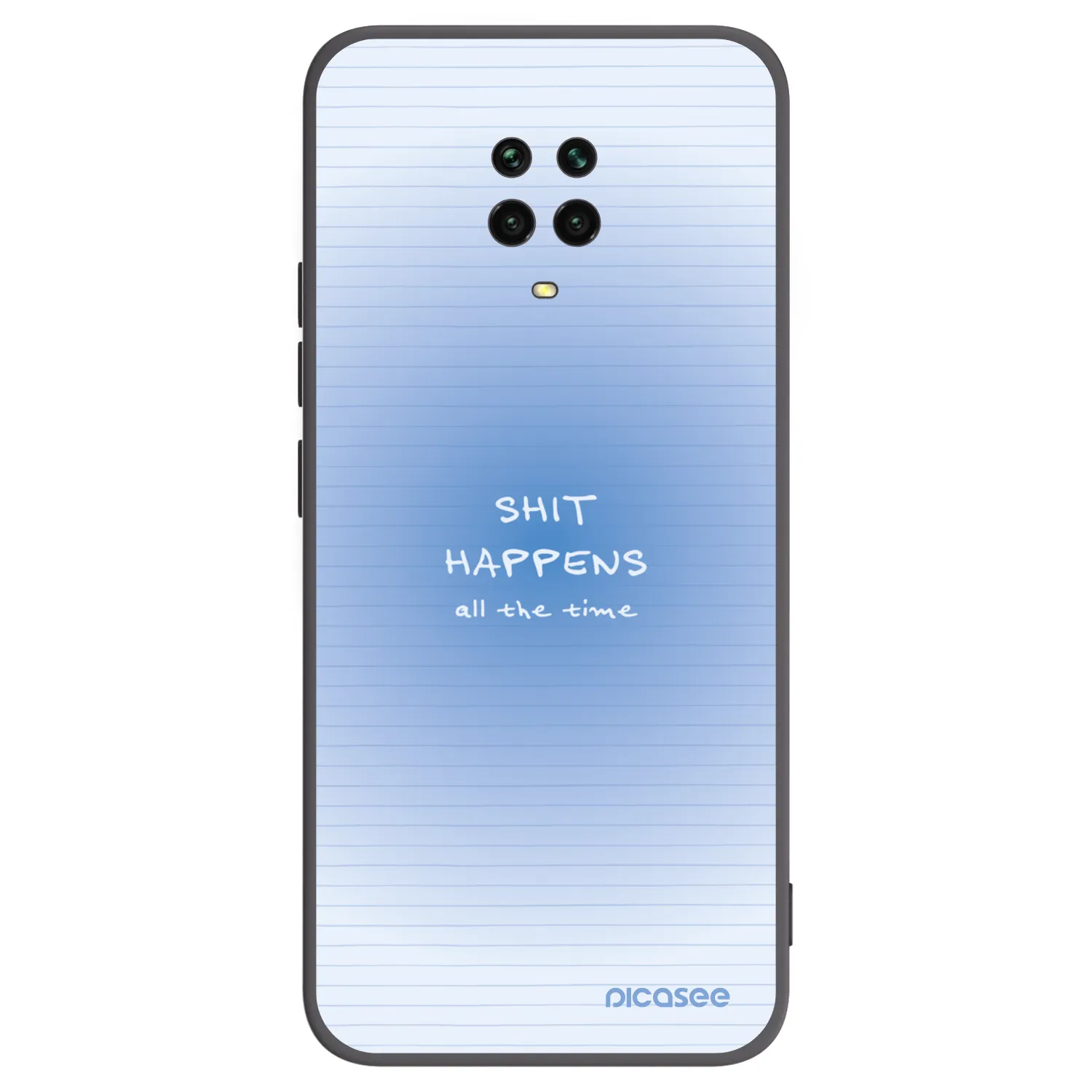 Picasee husă neagră din silicon pentru Xiaomi Redmi Note 9S - Oops Memo