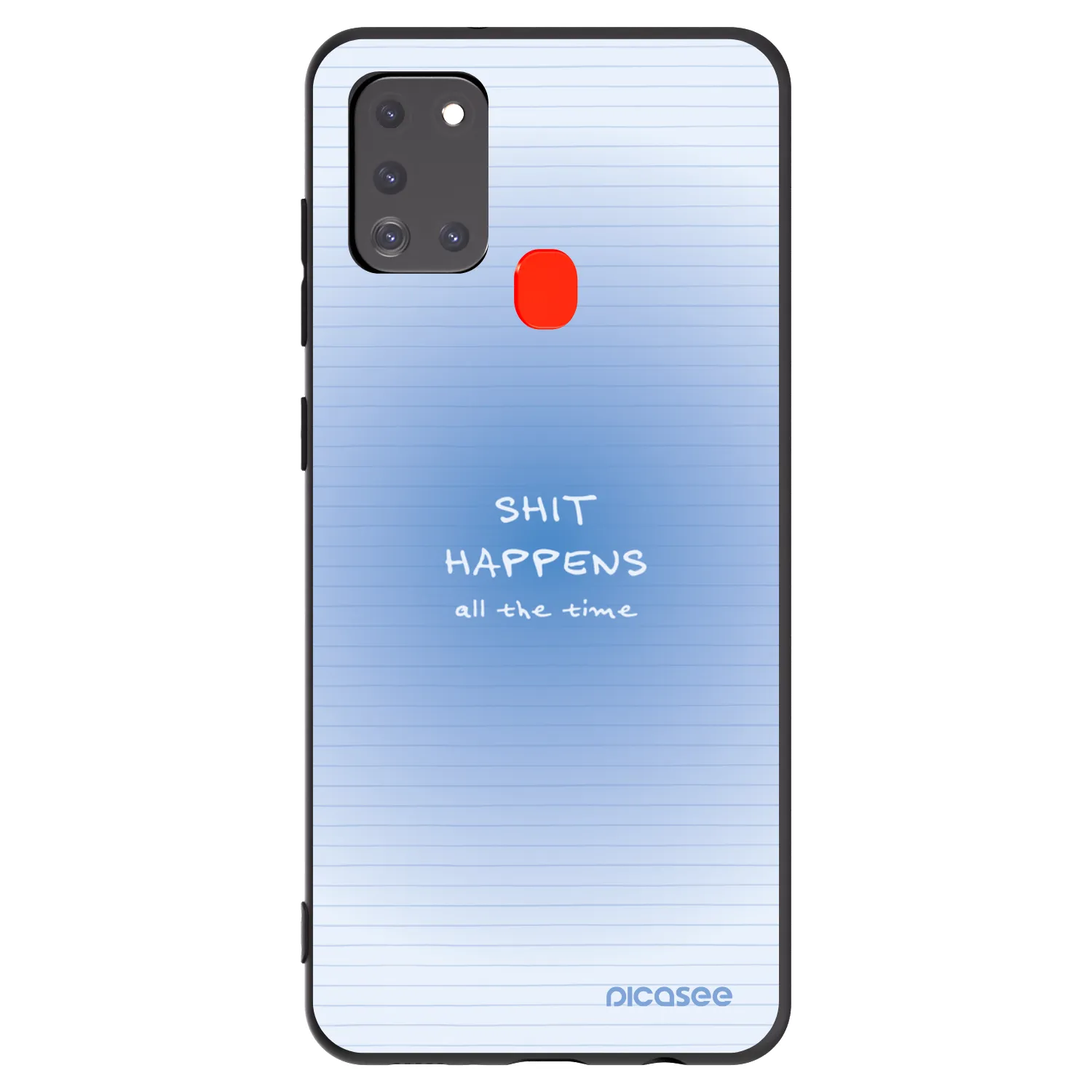 Picasee husă neagră din silicon pentru Samsung Galaxy A21s - Oops Memo
