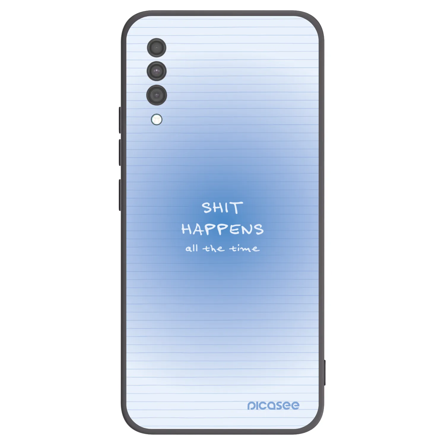 Picasee husă neagră din silicon pentru Samsung Galaxy A30s A307F - Oops Memo