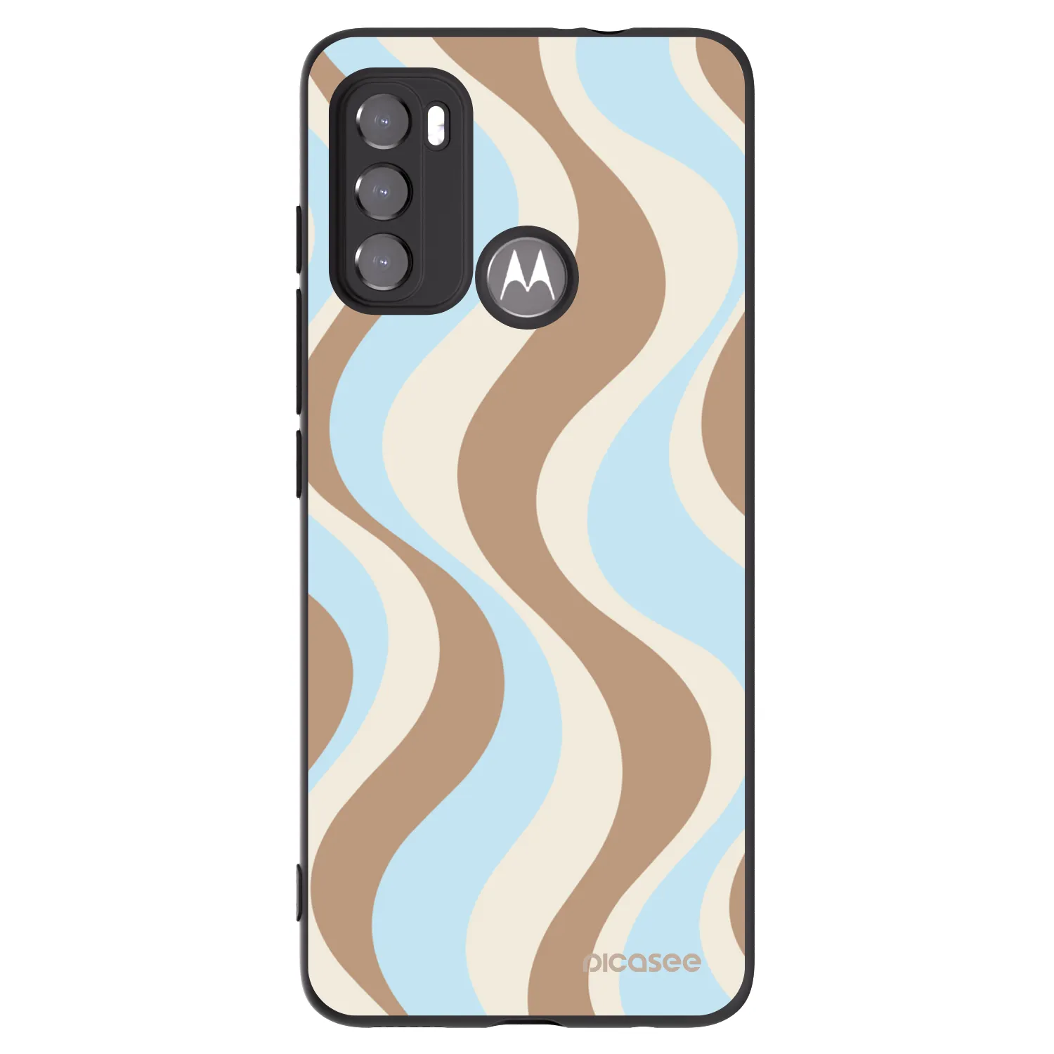 Picasee husă neagră din silicon pentru Motorola Moto G60 - Abanico Days
