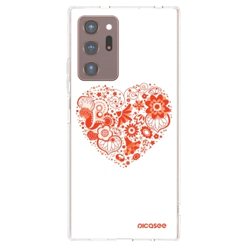 Picasee husă transparentă din silicon pentru Samsung Galaxy Note 20 Ultra - Big heart