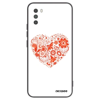 Picasee husă neagră din silicon pentru Xiaomi Poco M3 - Big heart