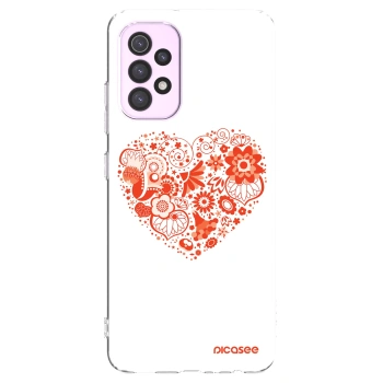 Picasee husă transparentă din silicon pentru Samsung Galaxy A32 5G A326B - Big heart