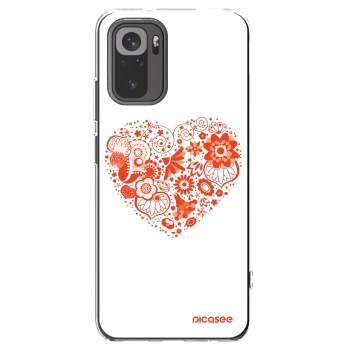 Picasee husă transparentă din silicon pentru Xiaomi Redmi Note 10S - Big heart