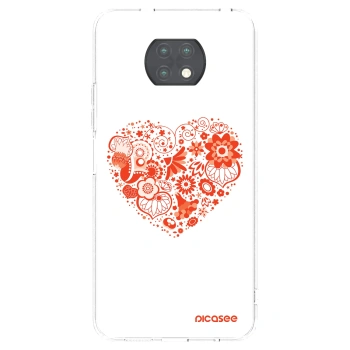 Picasee husă transparentă din silicon pentru Xiaomi Redmi Note 9T - Big heart