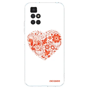 Picasee husă transparentă din silicon pentru Xiaomi Redmi 10 - Big heart