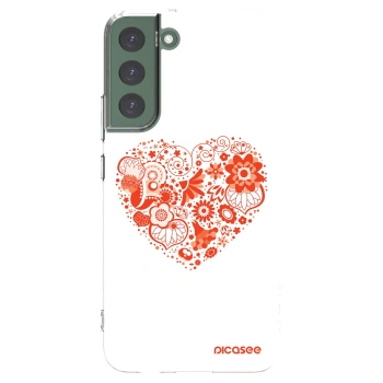 Picasee husă transparentă din silicon pentru Samsung Galaxy S22+ 5G - Big heart