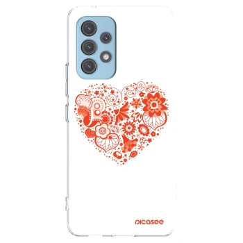 Picasee husă transparentă din silicon pentru Samsung Galaxy A53 5G A536 - Big heart