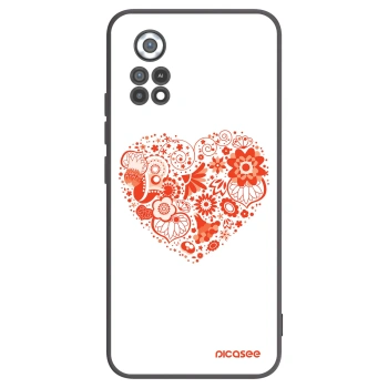 Picasee husă neagră din silicon pentru Xiaomi Poco X4 Pro 5G - Big heart