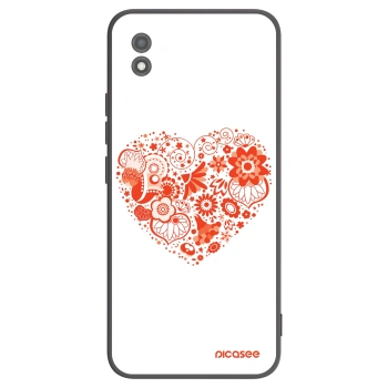 Picasee husă neagră din silicon pentru Realme C11 (2021) - Big heart
