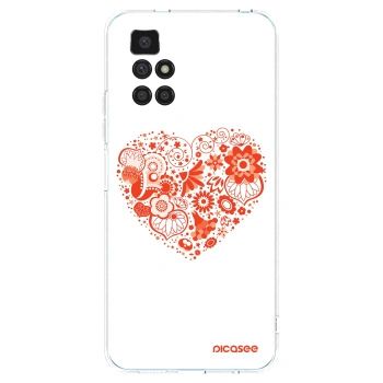 Picasee husă transparentă din silicon pentru Xiaomi Redmi 10 (2022) - Big heart