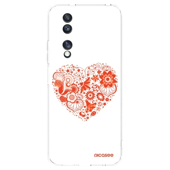 Picasee husă transparentă din silicon pentru Honor 70 - Big heart