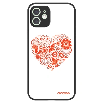 Picasee ULTIMATE CASE MagSafe pentru Apple iPhone 12 - Big heart
