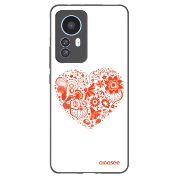 Picasee husă neagră din silicon pentru Xiaomi 12T - Big heart